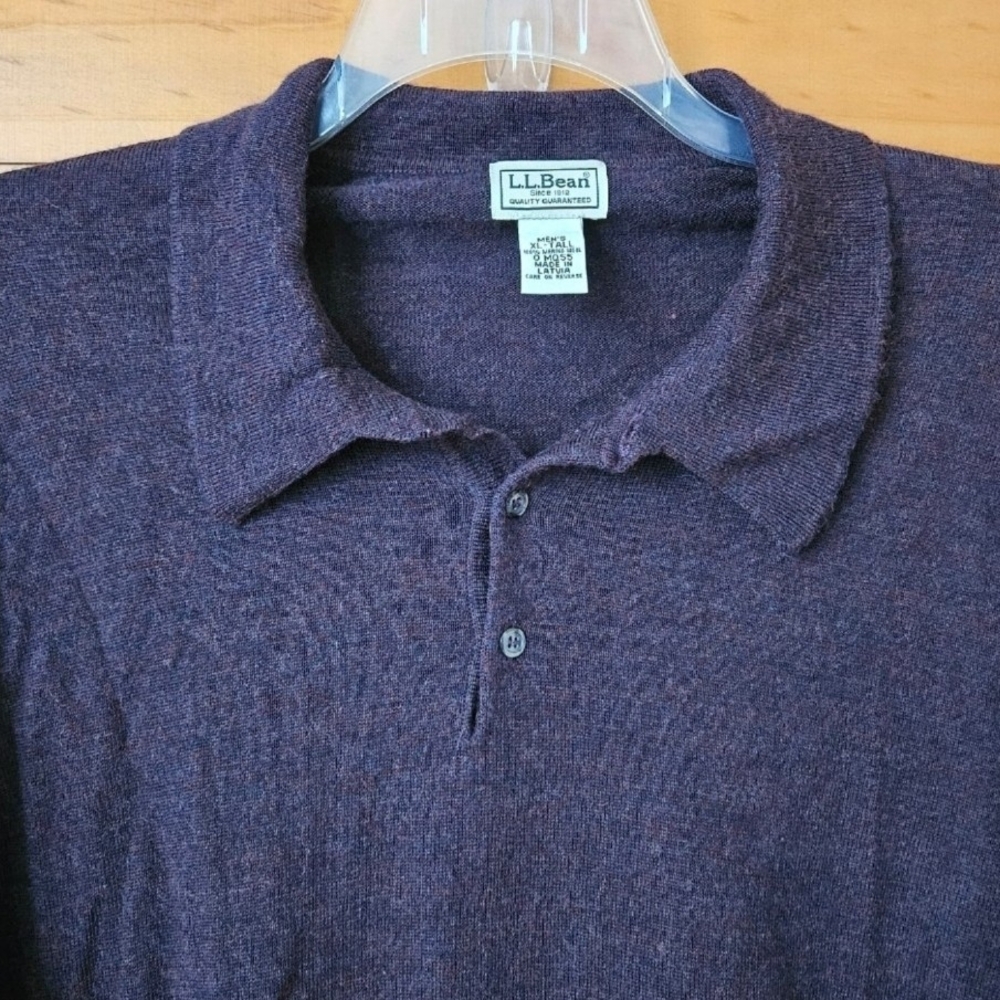 L.L.Bean Merino Wool Pullover Mens XL Tall Eclectic Grandpa Academia Teacher - Picture 6 of 7